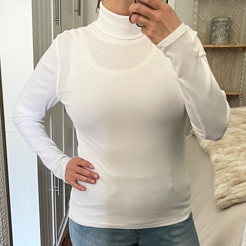 New Everlane Organic Longsleeve Cotton Turtleneck